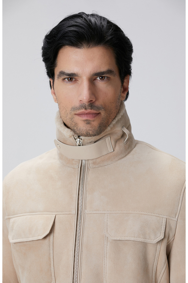 Limited Bej Deri Mont - 7