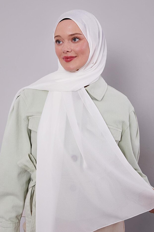 شال أرجواني سادة من إكرو