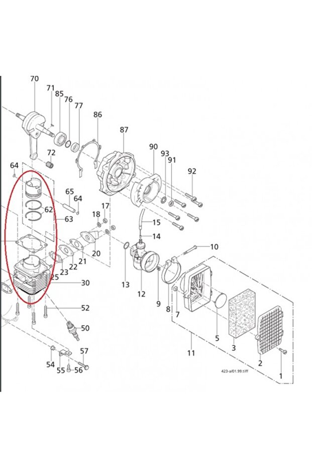 Solo 423 atomizer engine kit - 3