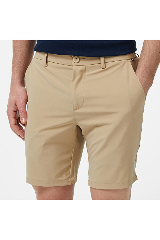 Erkek Bej Jogger Şort - 4