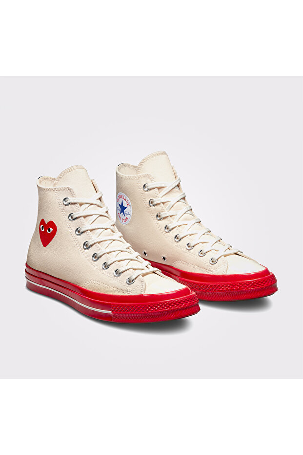 Chuck 70 Unisex Krem Sneaker - 2