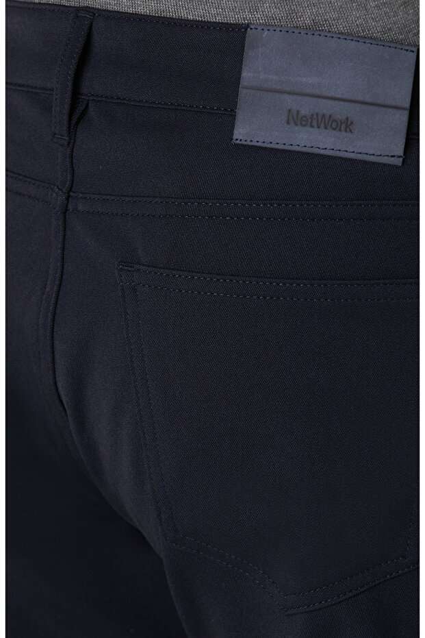 Lacivert Pantolon - 5