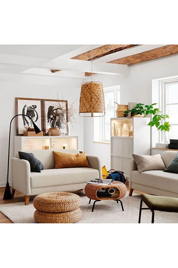 2'li kanepe, vissle bej - 2