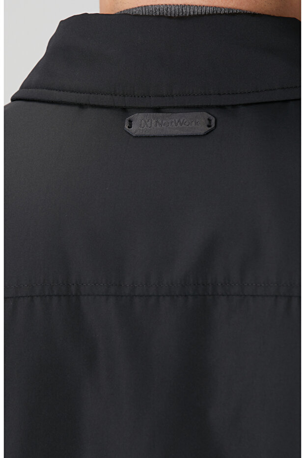 Siyah Bomber Mont - 7