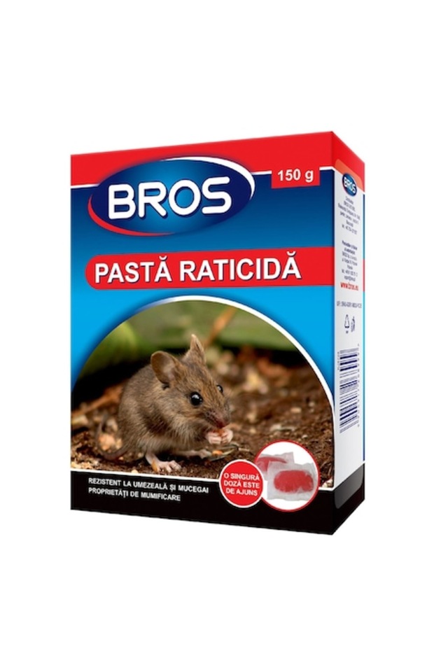 Pachet 4 X Paste Raticida 150g - 1