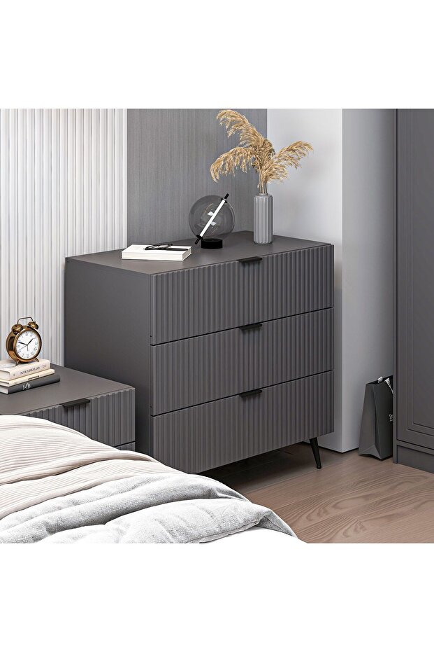 Kale Şifonyer Plus Antrasit/Antrasit - 3