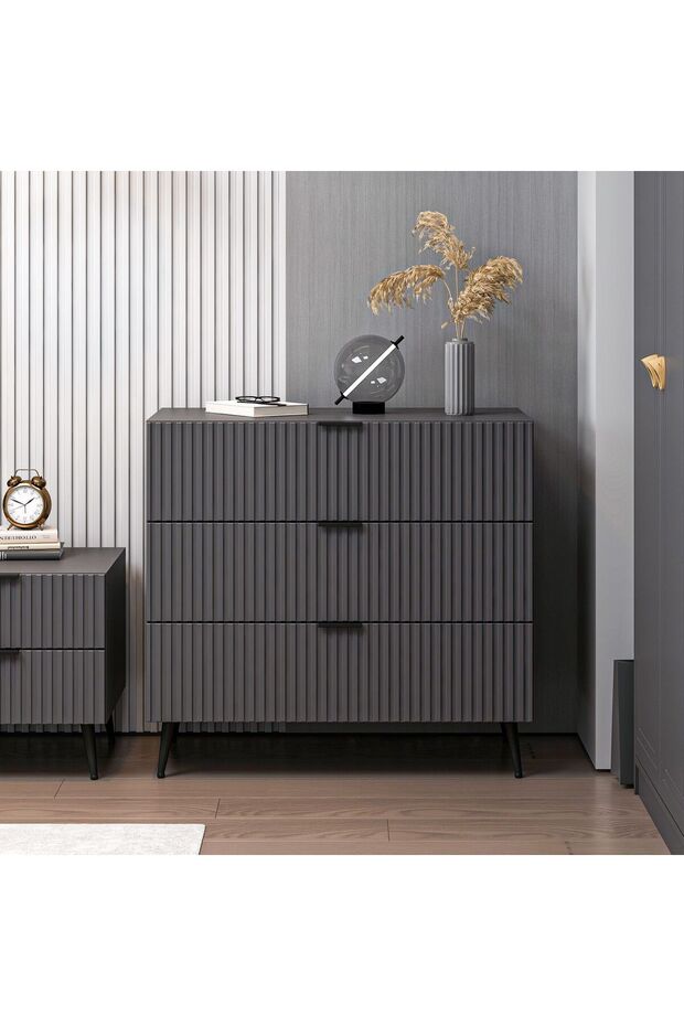 Kale Şifonyer Plus Antrasit/Antrasit - 1