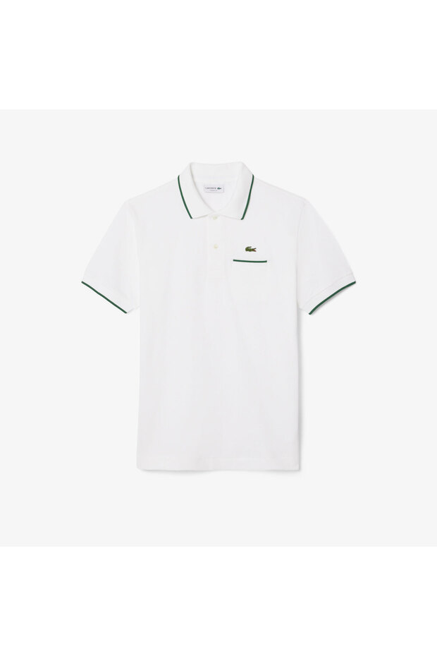 L.12.12 Erkek Classic Fit Beyaz Polo - 4