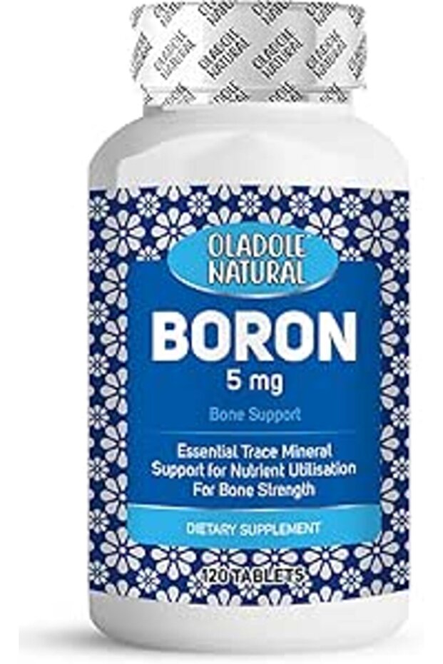 Boron 5mg Supplement - 120 Tablets