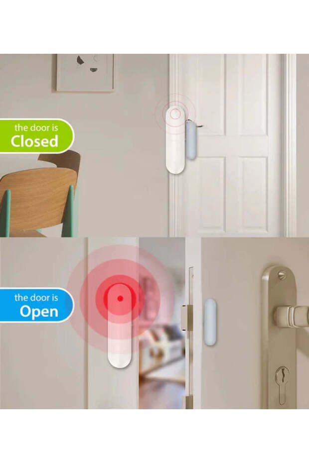 Smart WI-FI Door Sensor 54 | App & Voice Control, Real Time Notification - 4