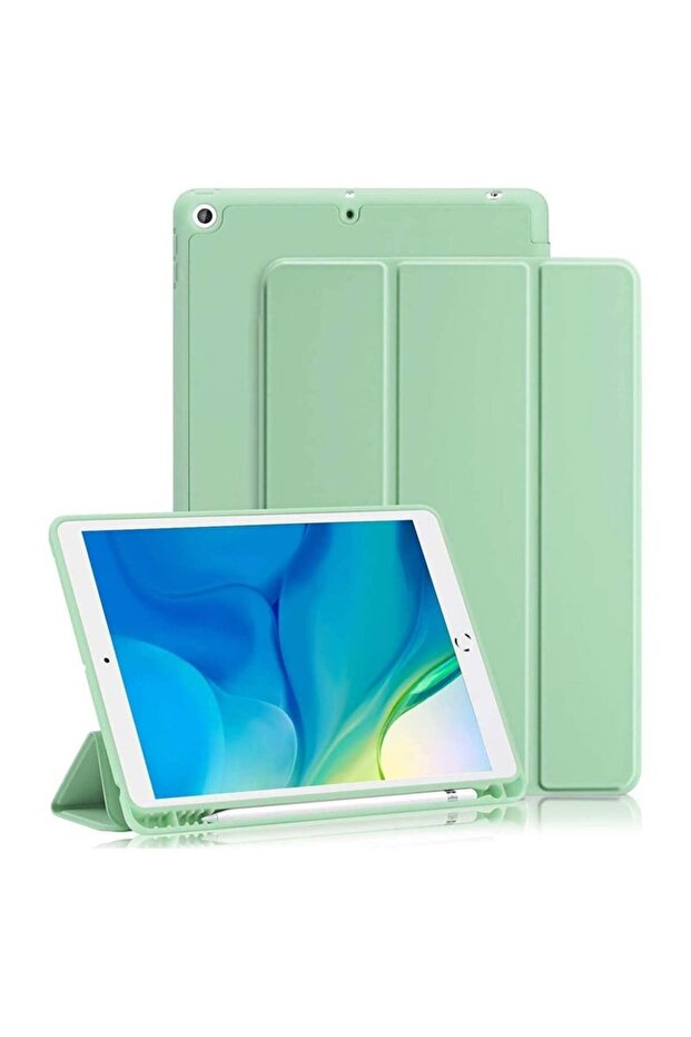 SmartGrist iPad 9th/8th/7th Gen 10.2-Inch Case with Pencil Holder, Sleep/Wake, TPU