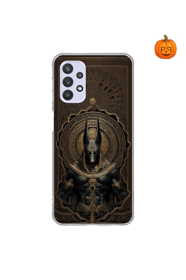 Samsung Galaxy A32 Compatible Transparent Case Ancient Egypt 1 Design