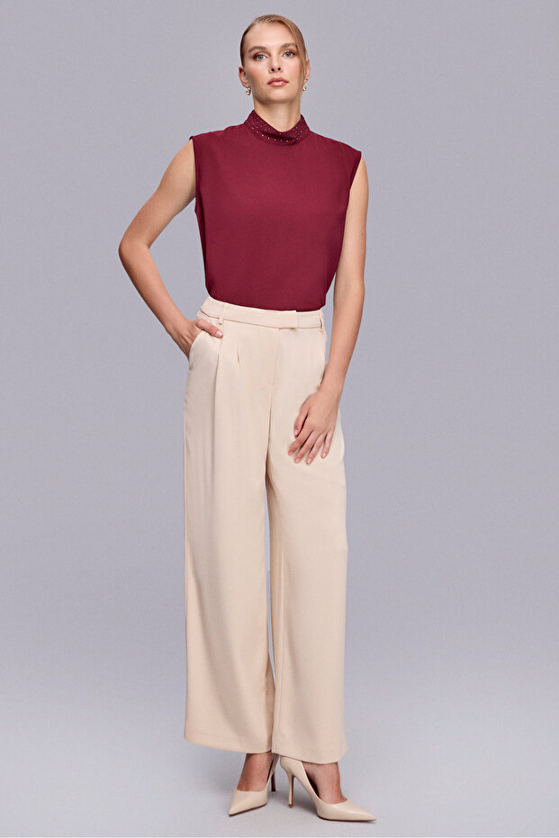 821 PANTOLON BEJ - 2