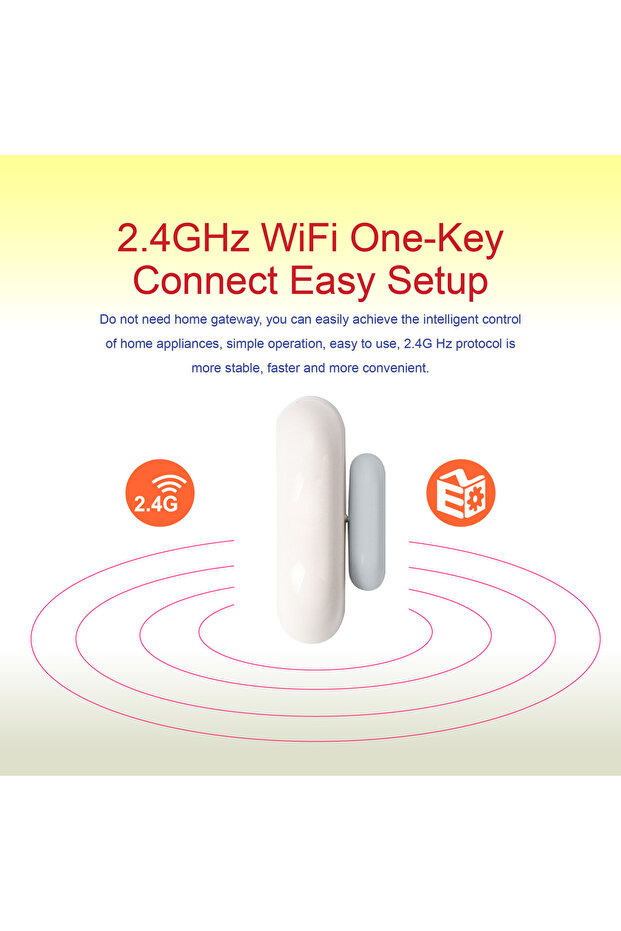 Smart WI-FI Door Sensor 54 | App & Voice Control, Real Time Notification - 6