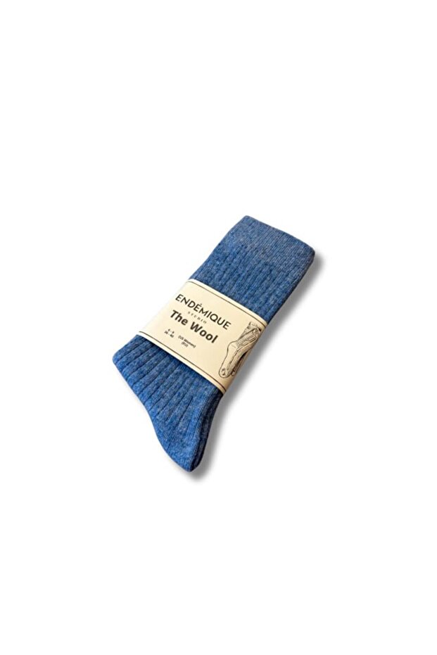 Endémique Studio The Wool VL Blue-Kadın Çorap - 1