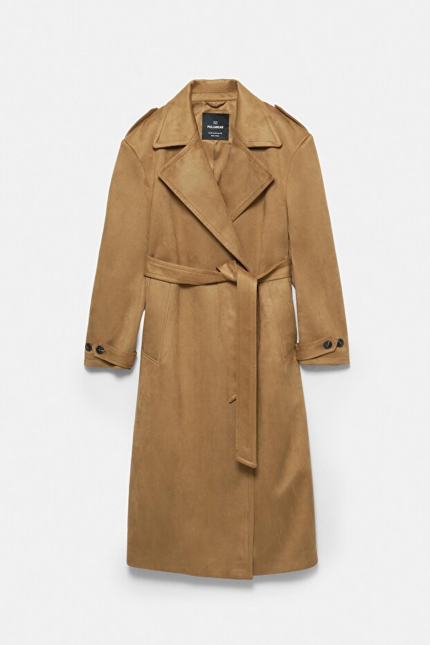 Suni süet trençkot - 6