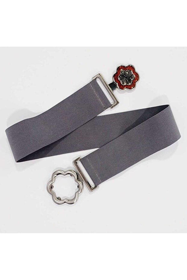 Curea elastică gri Erica 5 cm - 1