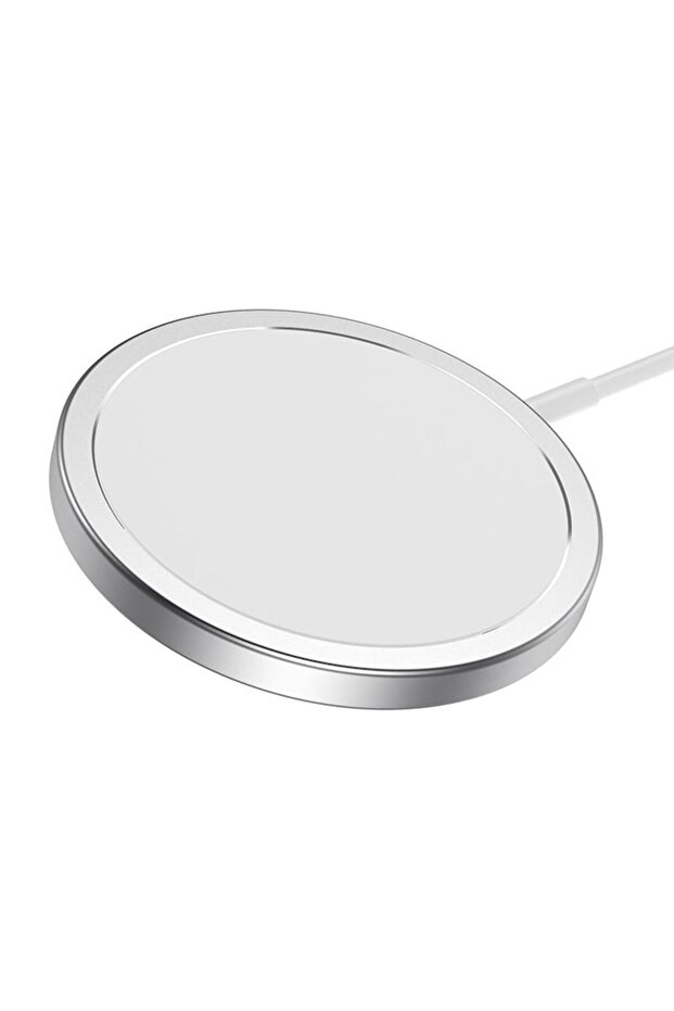 Încărcător wireless, 15W - Argintiu - 2