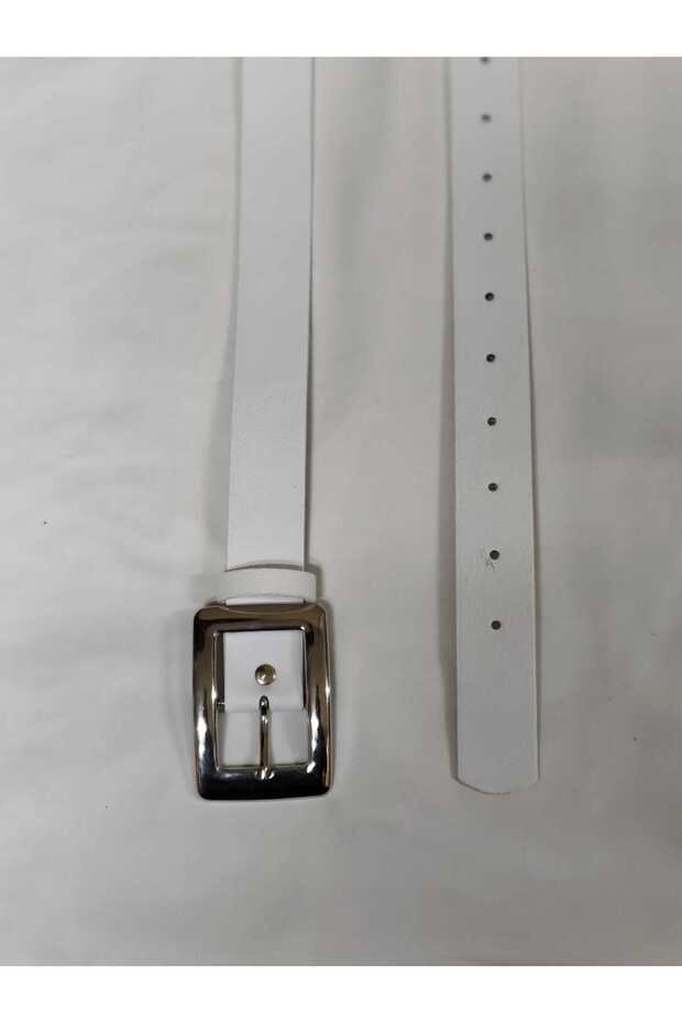 Silver Buckle Classic Women's Belt Thin Trouser Belt Dress Belt Shirt Belt