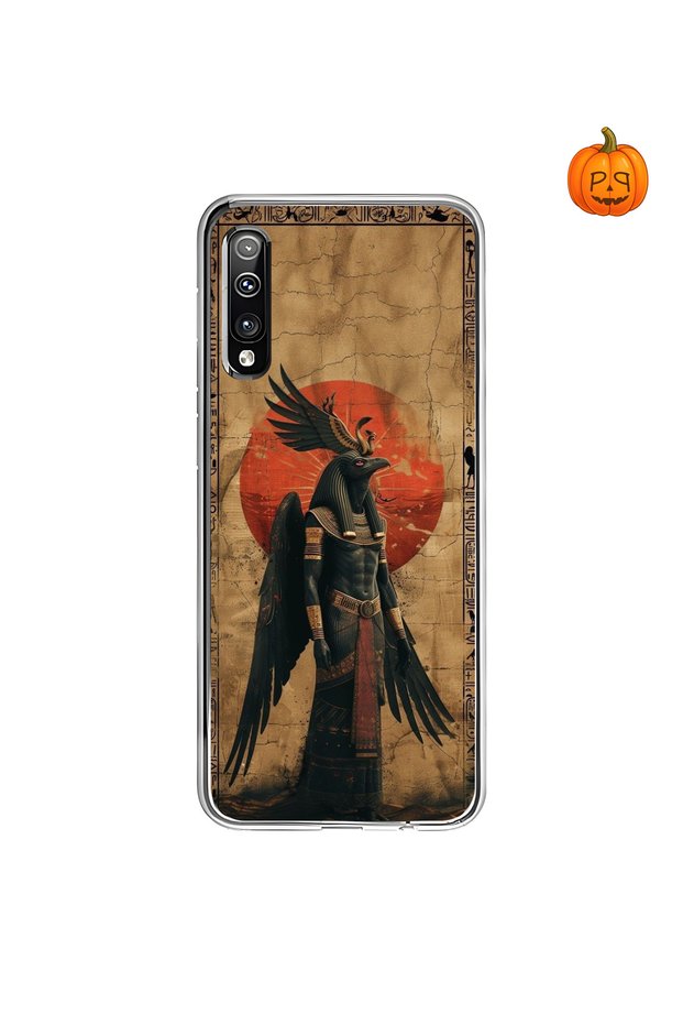 Samsung Galaxy A50 Compatible Transparent Case Ancient Egypt 7 Designs