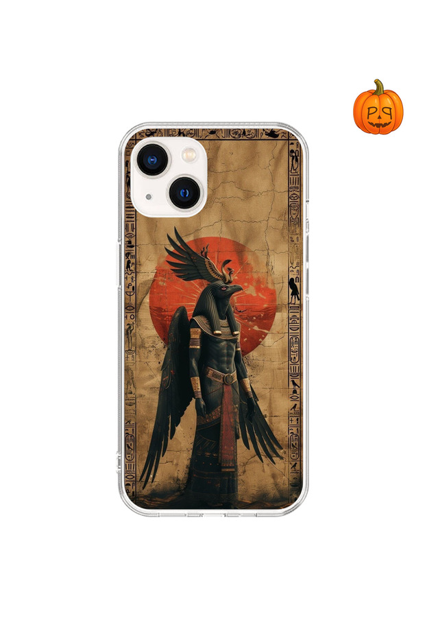 iPhone 13 Compatible Transparent Case Ancient Egypt 7 Designs
