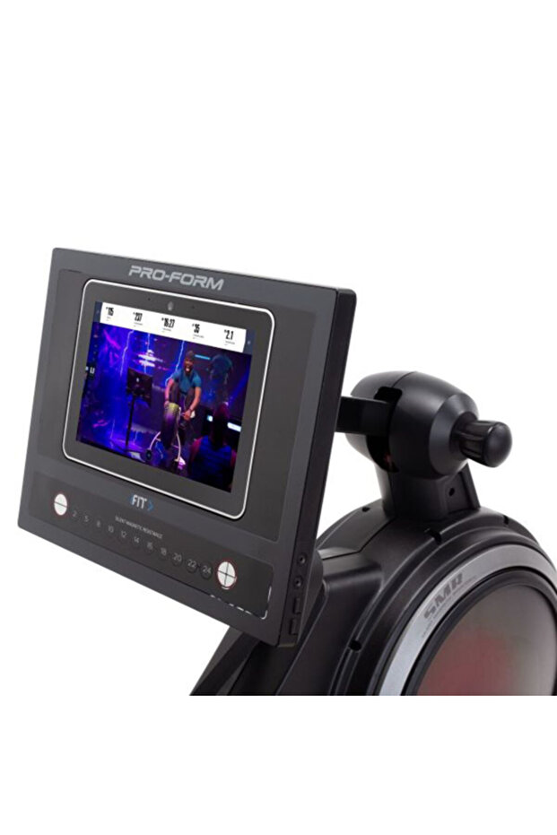 جهاز تجديف بشاشة تعمل باللمس مقاس 10 بوصات بتصميم متعدد الأوضاع وموفر للمساحة مع دواسة محورية - 7