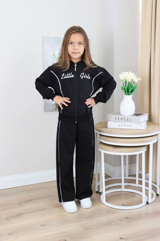 Girl's Little Girls Zippered Style 2-Piece Set