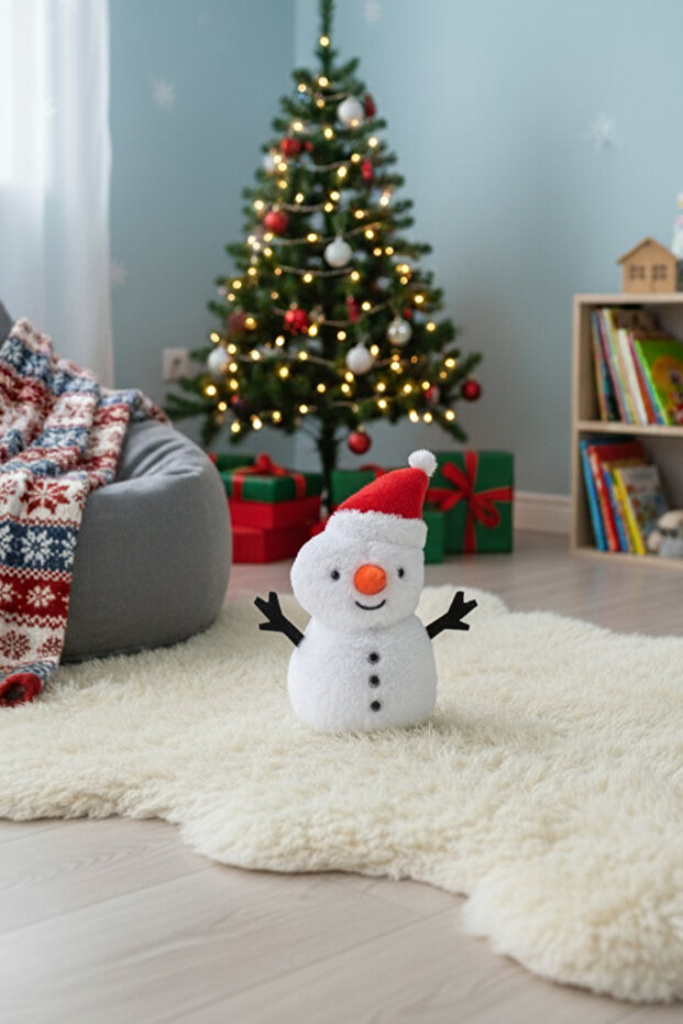 Christmas Plush Snowman Gift Decorative Sleeping and Playmate Toy