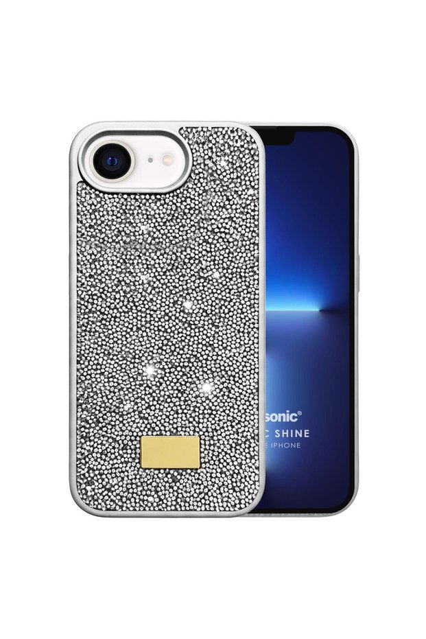 Appl iPhone 17E Case Cosmic Shine Silver