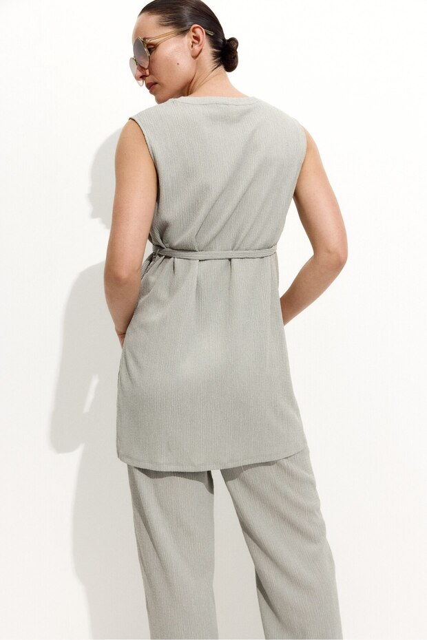 MAMA 2 Parçalı Tekstüre Jarse Set - 6