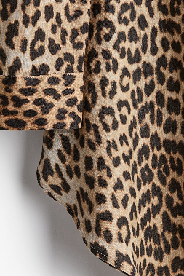 Keten Plaj Gömleği - 5