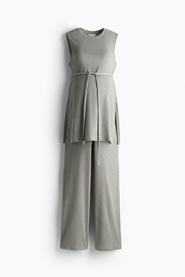 MAMA 2 Parçalı Tekstüre Jarse Set - 5