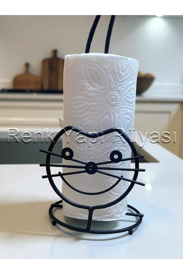 Black Metal Paper Towel Holder High Quality Stylish Stainless Roll Paper Towel Holder