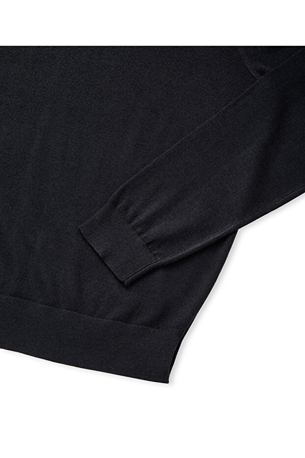 Dik yaka basic triko - 4