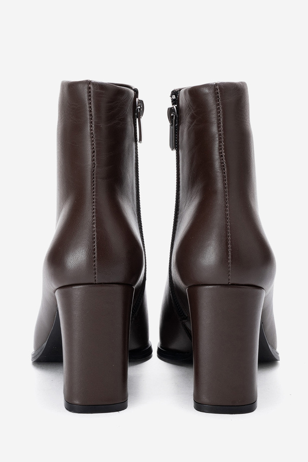 Kadın Yüksek Topuklu Bilek Bot Gerçek Deri RC 311 - 6