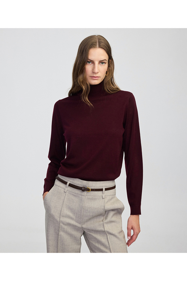 Dik yaka basic triko - 1