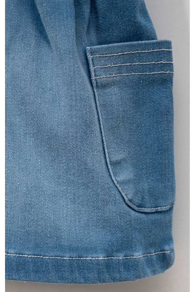 Kız Çocuk Basic Kot Jile / Kot Elbise - 4