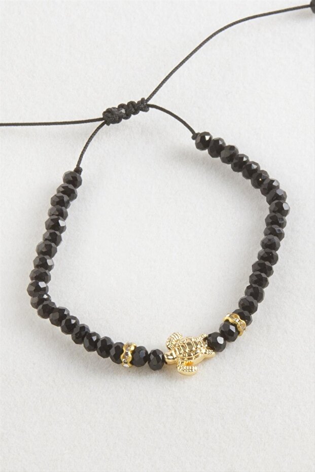 سوار من حبل المكرامية الكريستالي على شكل سلحفاة - 2