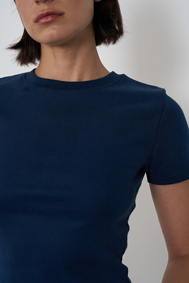 Basic Crop Tshırt - 3