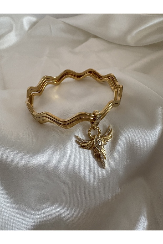 Charmlı Ajda Zikzak Bilezik - 2