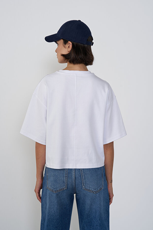 %100 Cotton Basic Tshirt - 4