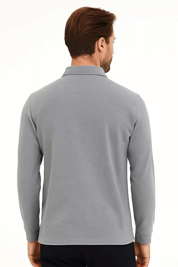 Erkek Uzun Kollu Basic Gömlek 695 - 2