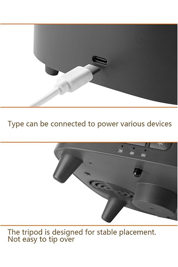 Flame Oil Diffuser 7-Color Light Aromatherapy Diffuser with Timer, 200ml, Remote Control - 5