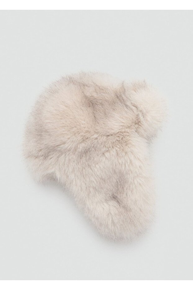 Kürk görünümlü şapka - 1