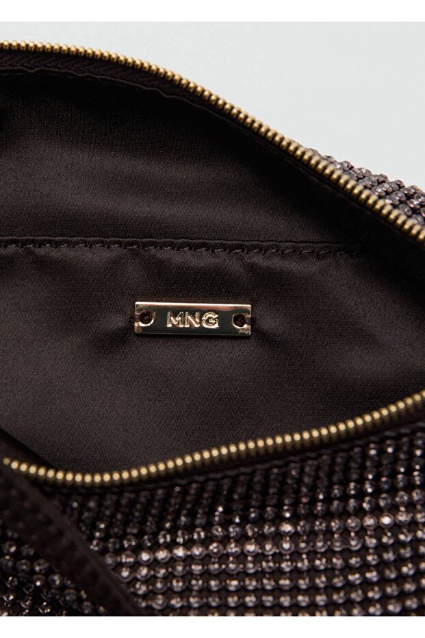 Strass taşlı el çantası - 6