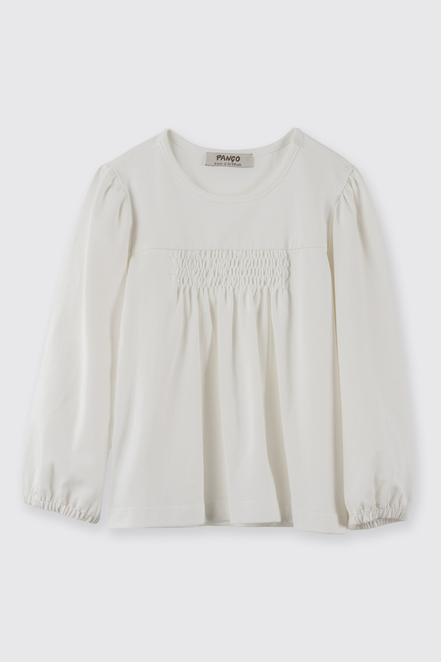 Baby Girl Gipeli Ecru T-Shirt