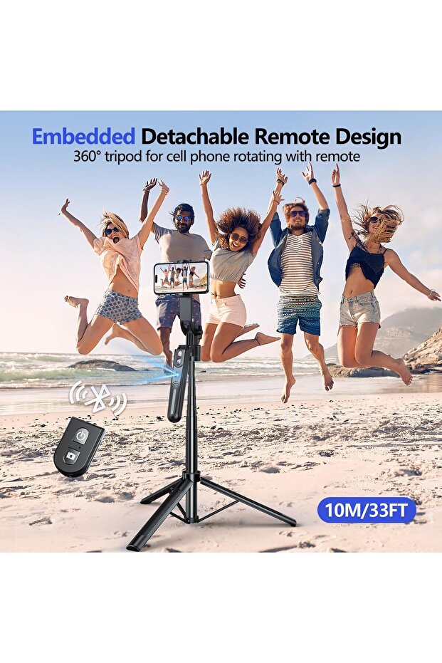 Auto Face Tracking Tripod 360° Rotation Stand, 70.9\" Motion Sensor Phone Tripod - 5