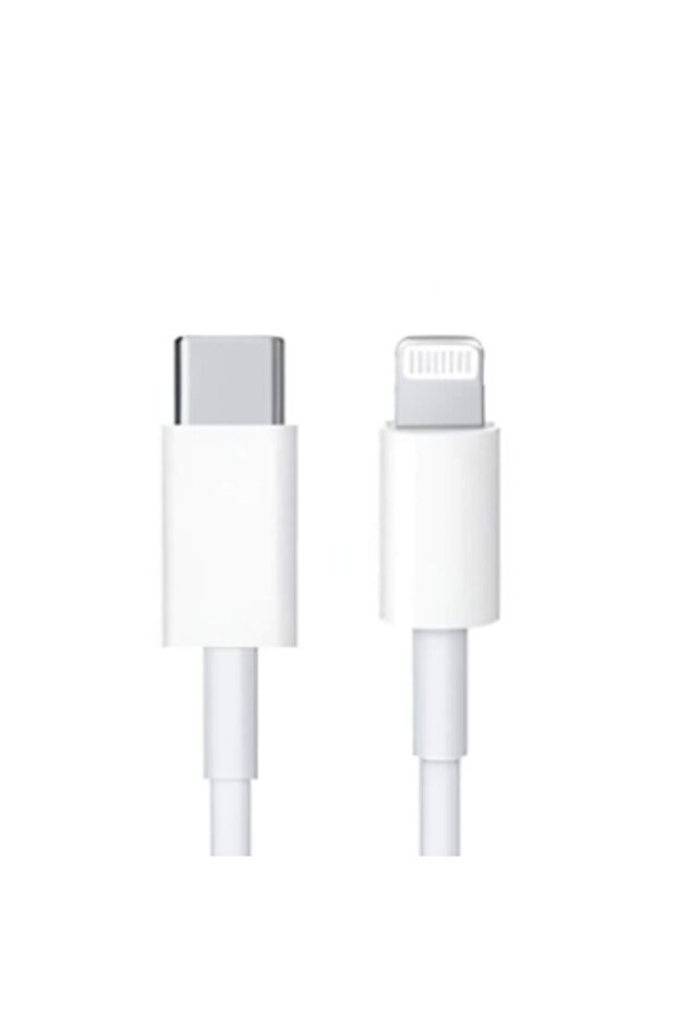 White 1M Lightning Type-C iPhone Charging Cable - 1