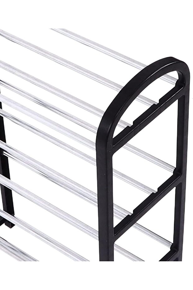 Shoe Rack with 4 Tiers, Easy to Assemble, Various Sizes for Home (Four Layers, Small) - 3