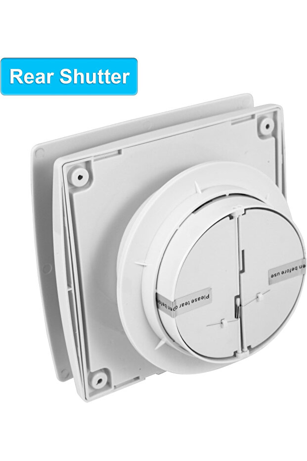 100 mm bathroom fan with humidity sensor and timer, silent operation, low energy consumption - 3